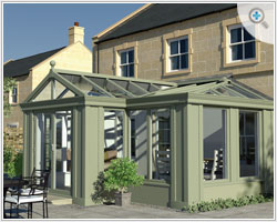 The Loggia is one of the latest offerings from Crendon Conservatories.