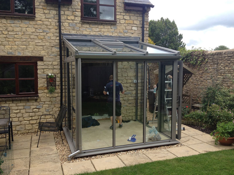 Modern, Minimal Glass Extension in Brackley