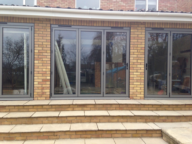 Aluminium Bi Folding Doors in Long Crendon