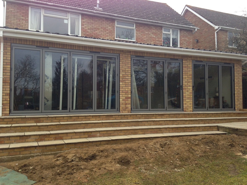 Aluminium Bi Folding Doors in Long Crendon