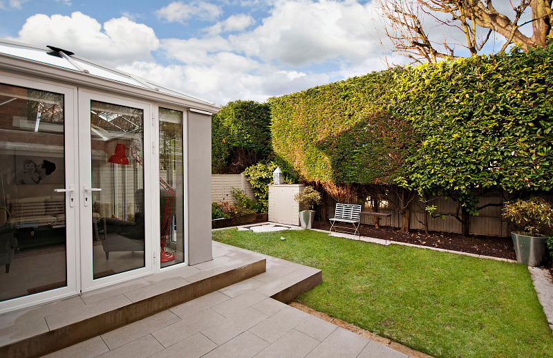 Contemporary Glass Extension With Patio in Wendover