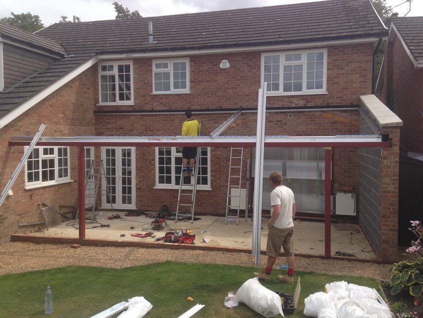 Lean-To with Parapet Wall in Naphill