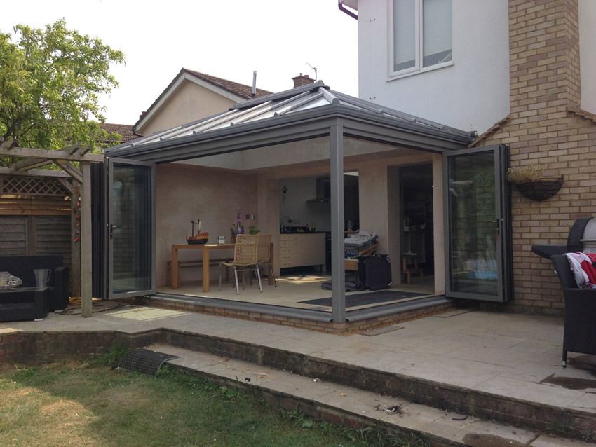 Livin Room Style Glass Extension in Long Crendon