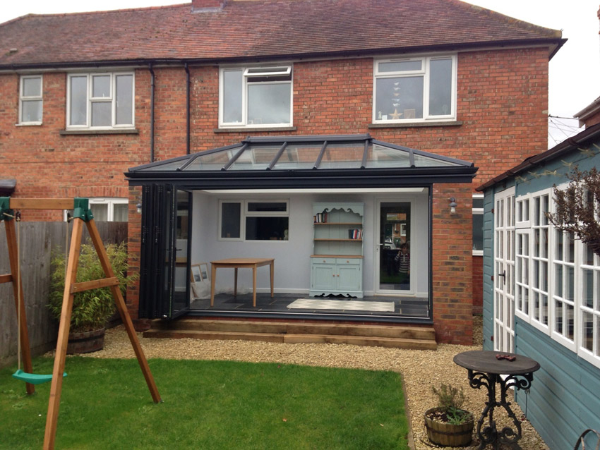 Livin Room Style Aluminium Extension in Thame