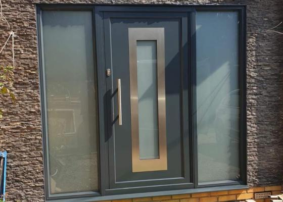Contemporary front door for customer in Horsepath, Oxfordshire