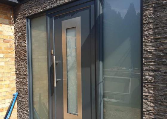 Contemporary front door for customer in Horsepath, Oxfordshire